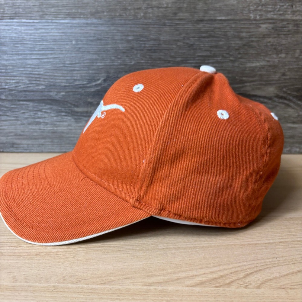 Texas Longhorns Hat Cap Strap‎ Back Orange Football College Adjustable - Picture 3 of 8